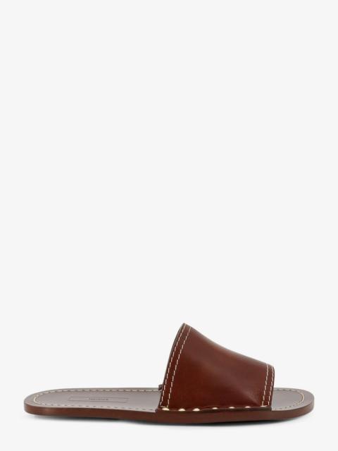 TOTEME Toteme Low Leather Sandals Brown Women