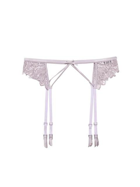 Fleur du Mal Whitney Embroidery Garter Belt