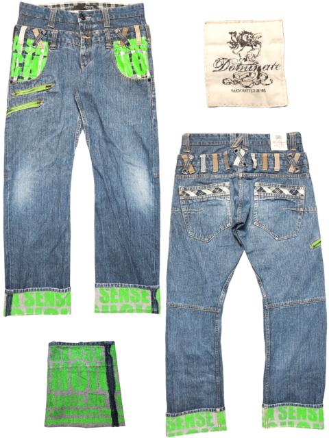 Other Designers Designer - Dominate Handcrafted Jeans Double Waist