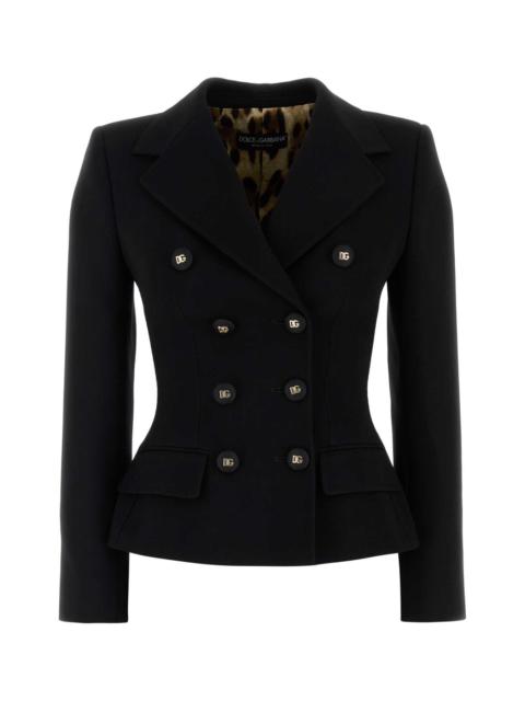 Dolce & Gabbana Dolce & Gabbana Women Black Wool Blazer