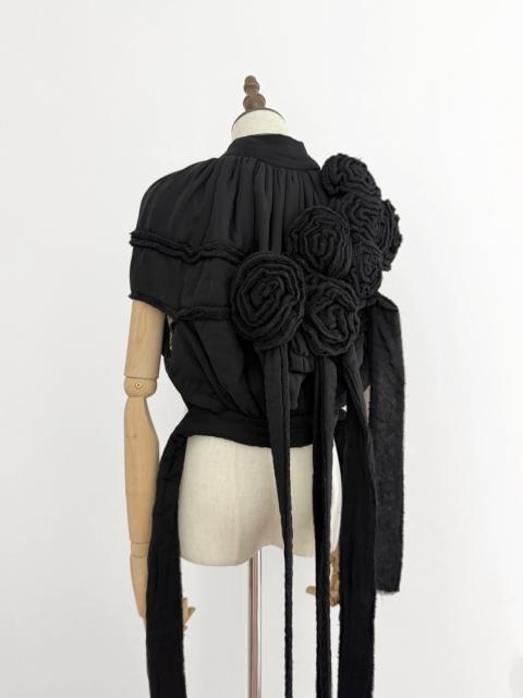 Comme Des Garçons Comme Des Garcons 3d Rose Cocoon Jacket