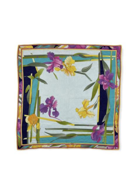 Other Designers Vintage - LEONARD FLORAL BANDANA HANDKERCHIEF NECKERCHIEF - HC 0431