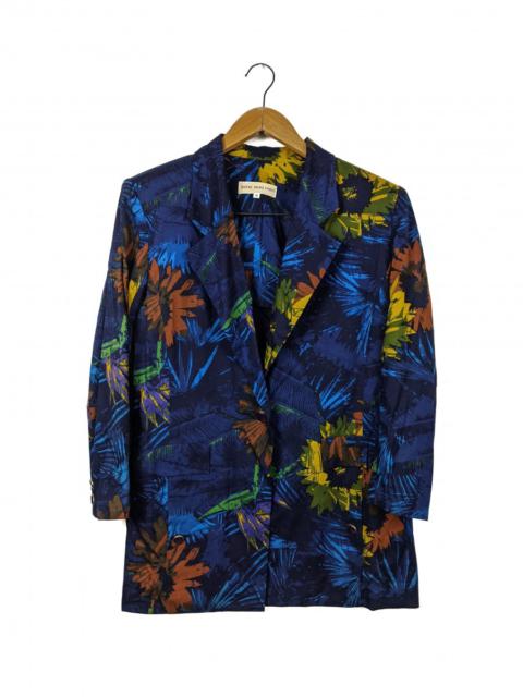 Other Designers Hanae Mori - Art Floral Coat Blazer Jacket Femme