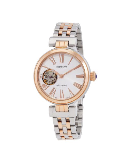 Seiko - Seiko Automatic White Dial Ladies Watch SSA830K1