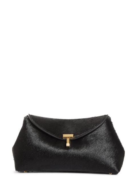 TOTEME TOTEME Mini T-Lock Clutch Bag in Black at Nordstrom