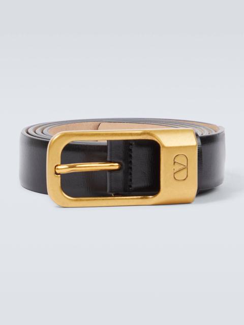 Leather belt