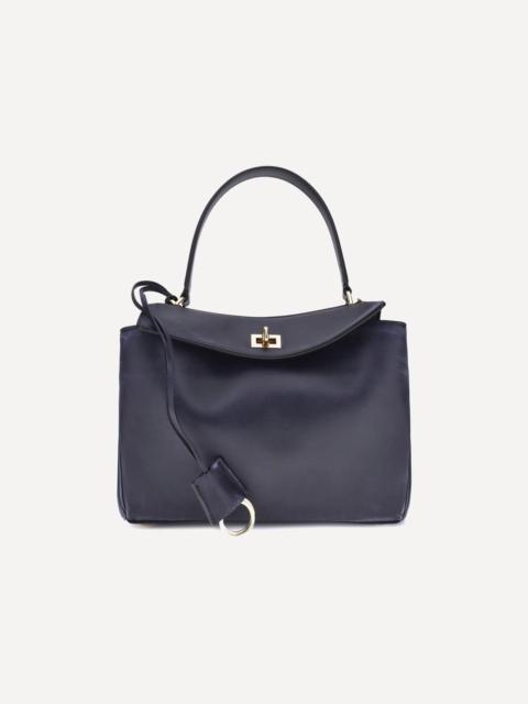 BALENCIAGA Rodeo Small Shoulder Bag in used-effect leather