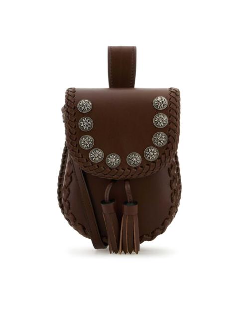 Prada Prada Brown Leather Crossbody Bag