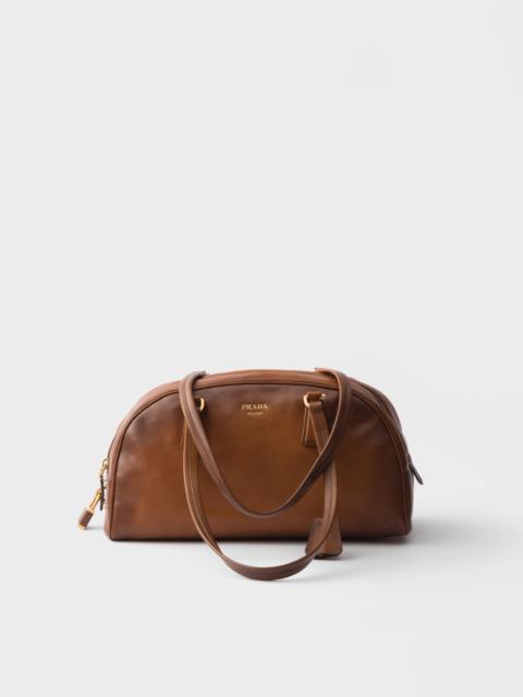 Prada Prada Bowling medium top-handle leather bag