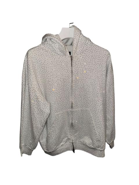 BALENCIAGA Crystal zip up hoodie