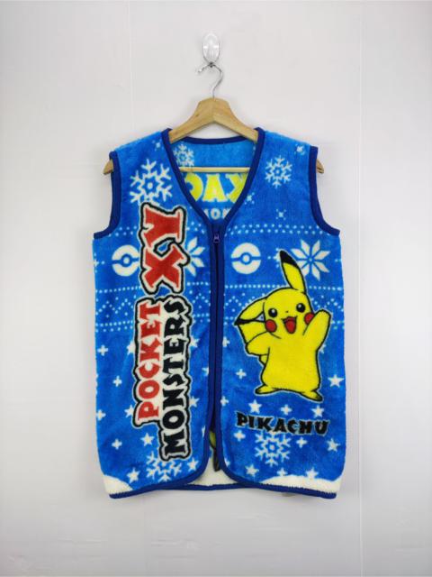 Other Designers Vintage pokemon Pikachu Vest Fleece Zipper