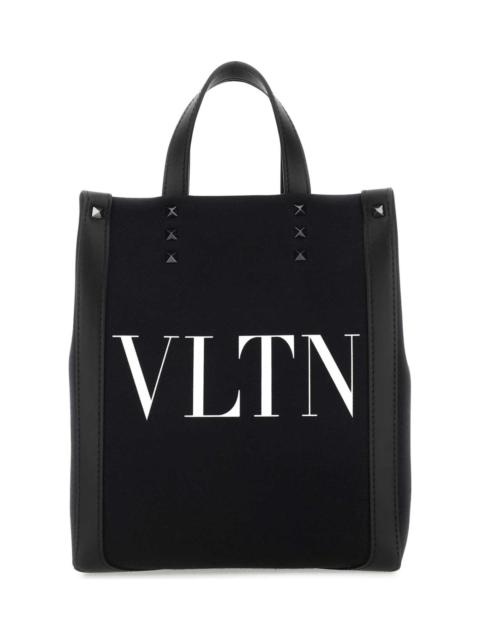 Black Canvas Mini Vltn Ecolab Shopping Bag