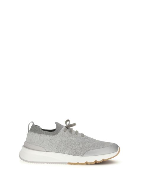 Brunello Cucinelli Brunello Cucinelli Men Techno Cotton Knit Sneakers Runners