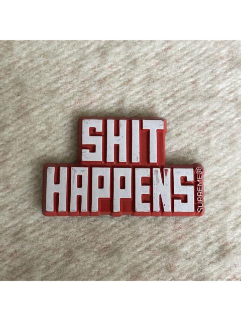 Supreme - Shit Happens Magnet Red 2012 S/S12