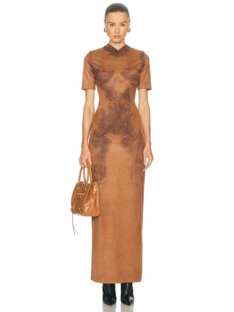 Acne Studios Dueda Faux Suede Dress