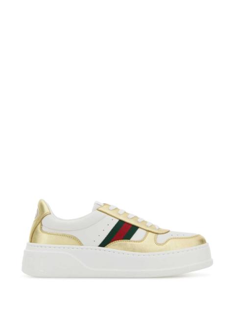 GUCCI Gucci Women Two-Tone Leather Sneakers