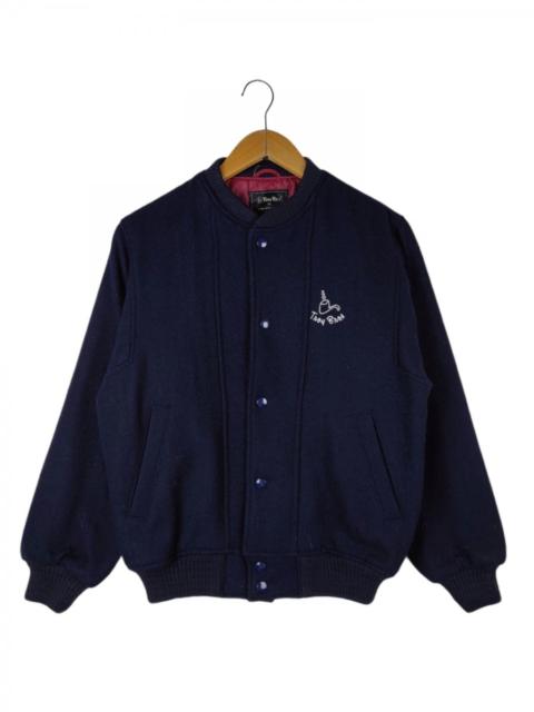 Other Designers Bomber Jacket - Troy Bros USA Wool s Embroidered