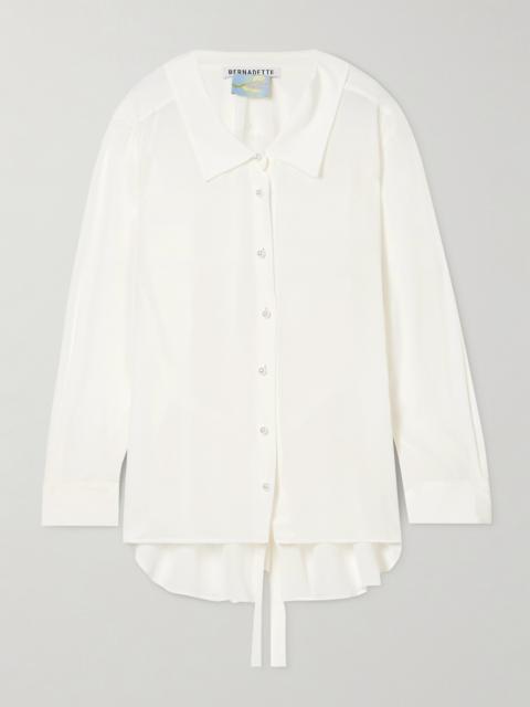 BERNADETTE Guido Embellished Silk Shirt