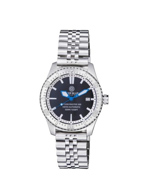 Other Designers Deep Blue Ocean Master 500 Automatic Black Dial Men's Watch OM500BLKBLUINNERBRCJUB