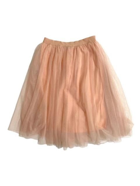 Other Designers Light Pink Tulle Skirt Mid Length SZ XL Haute Monde Elastic Waist NWT