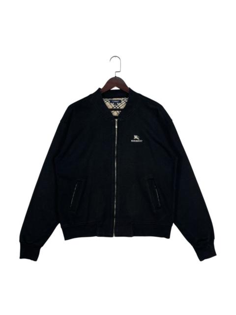 Burberry Vintage Burberry London Bomber Jacket Zip Sweatshirt