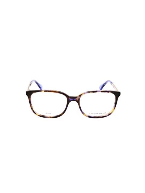 kate spade Kate Spade Ladies Blue Rectangular Eyeglass Frames NATALIA