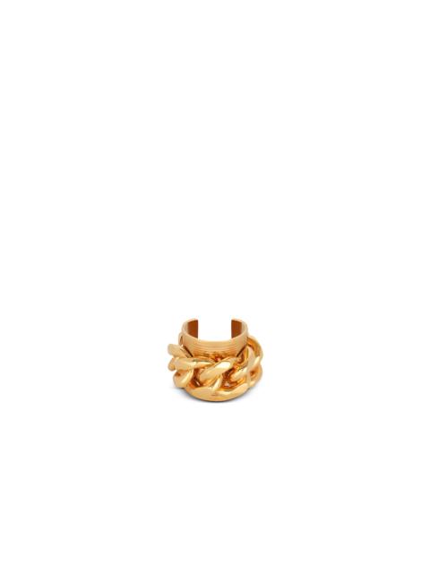 Balmain Brass chain ring