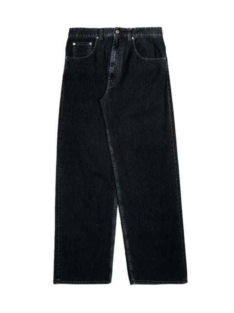 MM6 Maison Margiela MM6 Maison Margiela Flocked Jeans Black
