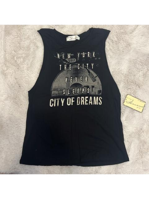 Other Designers Vintage Havana NYC - LA Rock Tour Distressed Graphic Muscle Tank Top
