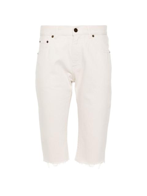 SAINT LAURENT mid-rise knee-length shorts