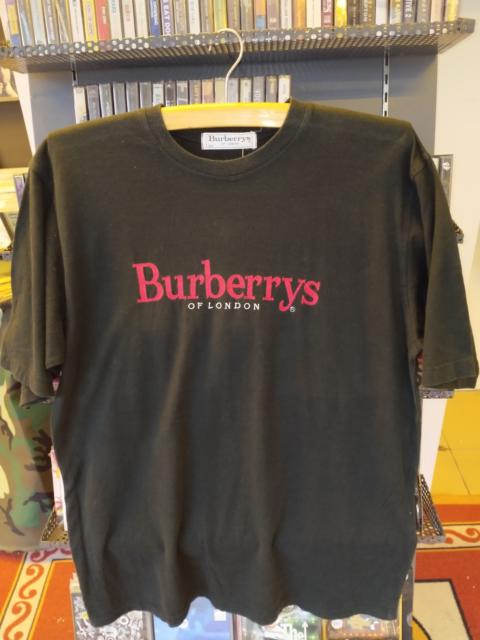 Burberry VINTAGE BURBERRYS LONDON  Early 1990S SPELLOUT EMBROIDERY LOGO T-SHIRT