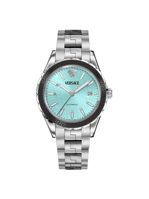 VERSACE Versace Hellenyium Automatic Turquoise Dial Men's Watch VEQCA0324