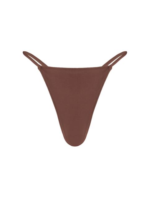 ÉTERNE Exclusive Thea String Bikini Bottom brown