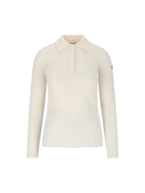 Moncler Logo Ribbed Top