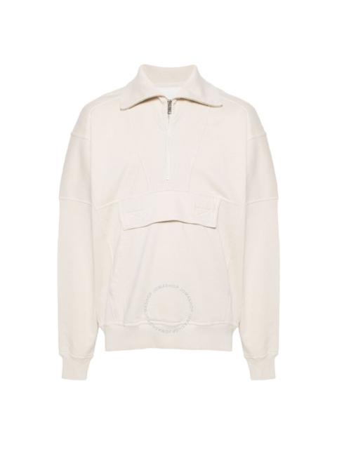 Isabel Marant Men's Ecru Preston Cotton Sweatshirt