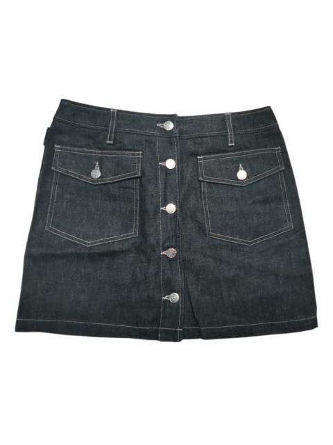 Other Designers Agnes B. Denim Mini Skirt Jeans Sexy Punk France