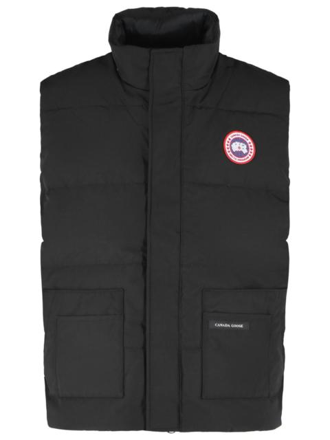 Canada Goose Canada Goose 'Legacy Freestyle' Vest In Polyester And Black Cotton Blend Men