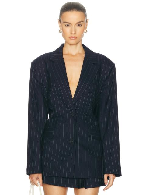 NICHOLAS Nadia Open Back Split Blazer