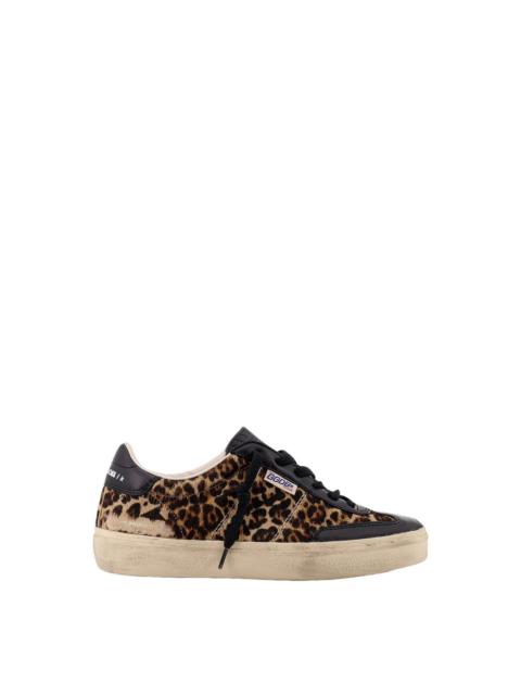 Golden Goose GOLDEN GOOSE Soul Star Women's Black/Leopard Low Top Sneaker