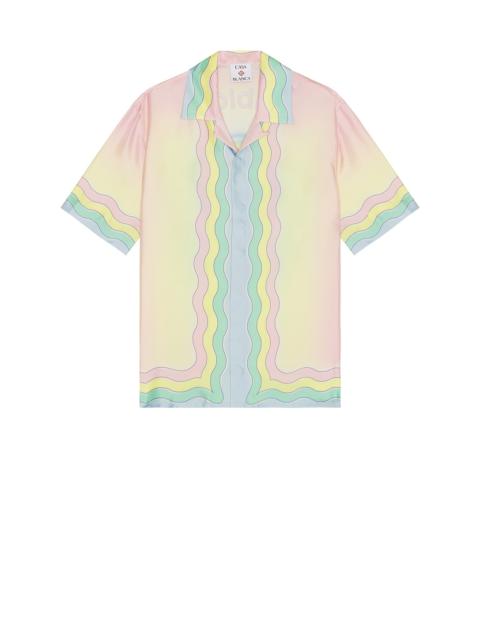 CASABLANCA For The Love Of Dance Cuban Collar Shirt