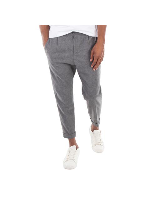 Other Designers Hugo Boss Tapered-Fit Stretch Flannel Trousers