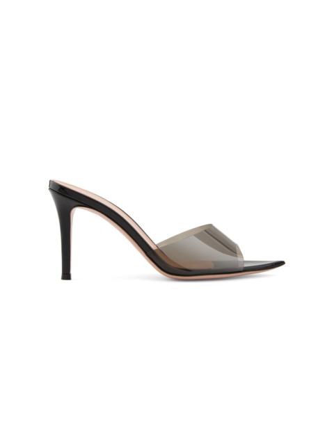 Gianvito Rossi Elle Plexi Mules black