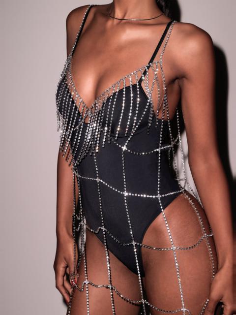 Fleur du Mal Crystal Fringe Dress