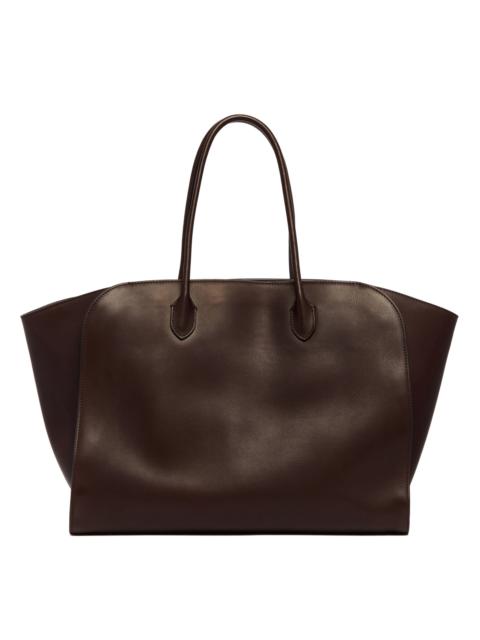 Brown Marlo Leather Tote Bag