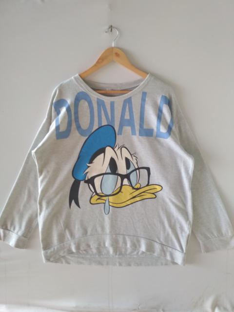 Other Designers Mickey Mouse - DISNEY DONALD DUCK BIG HEAD RARE NICE DESIGN SWEATSHIRT