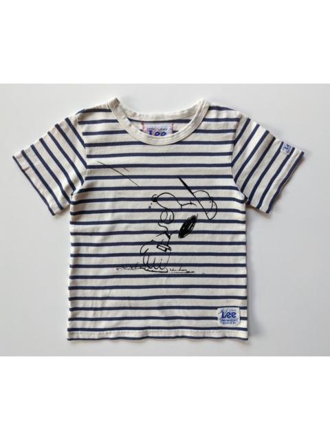 Other Designers Vintage Lee sanforized X Peanuts stripe tee