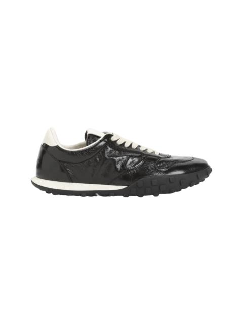Jil Sander JIL SANDER Black Leather Sneakers New And Authentic