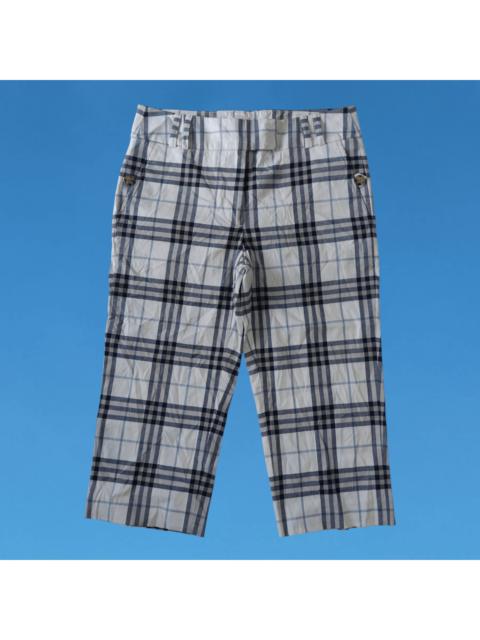 Burberry Burberry Nova Check Shorts Made In Italy