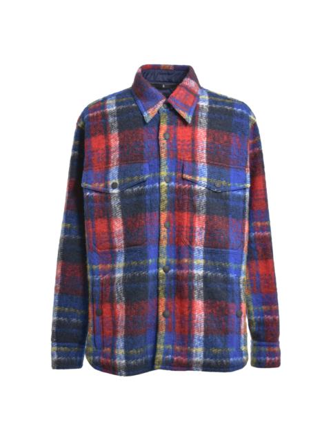 WAIER SHIRT JACKET / RED MULTI F74