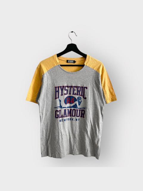 Vintage - STEAL! 2000s Hysteric Glamour NY Nude Girl Patchwork Tee